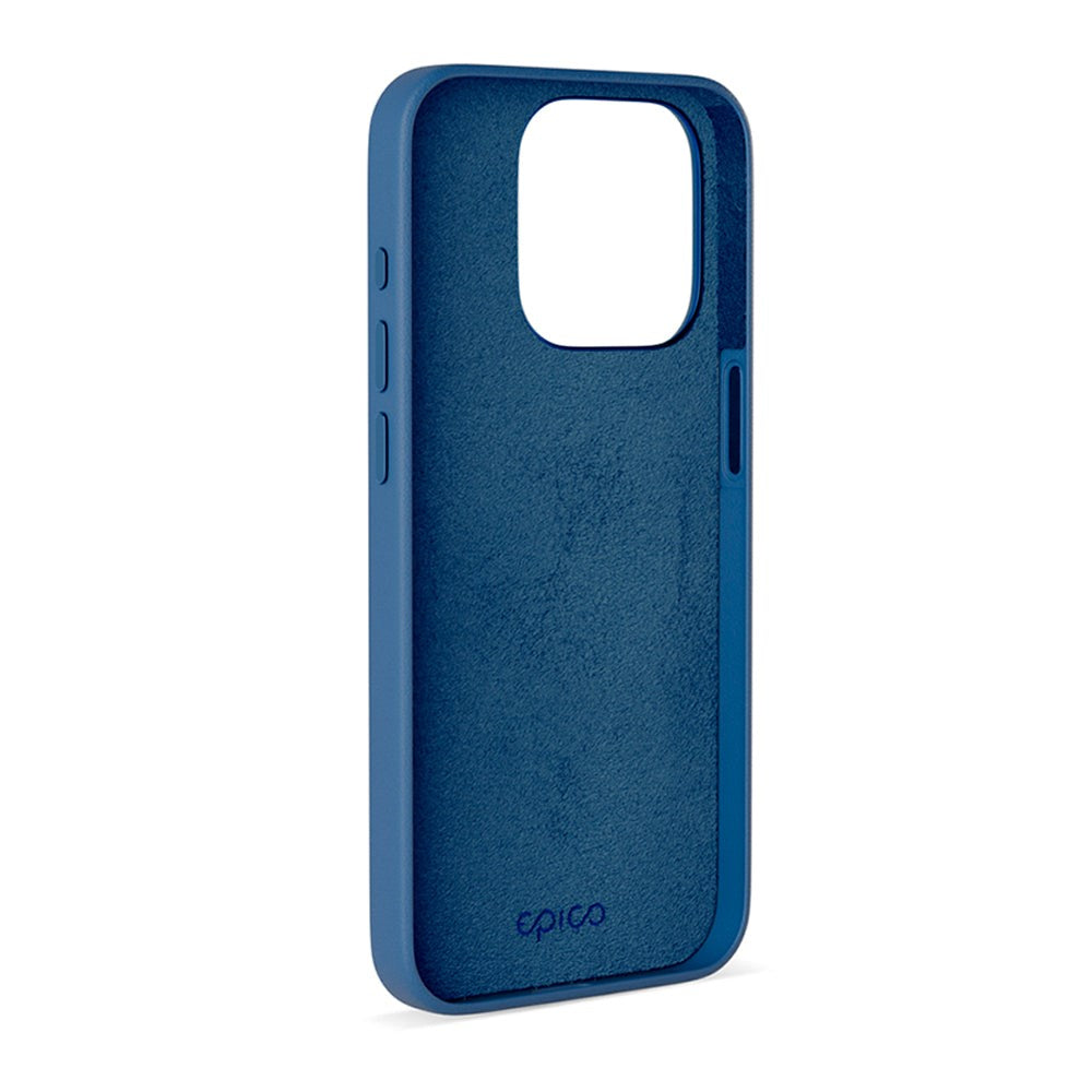 Epico iPhone 15 Pro Max Mag+ Leather Case - MagSafe Compatible - Blue