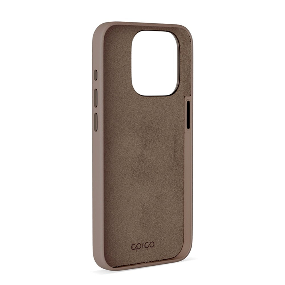 Epico iPhone 15 Pro Max Mag+ Leather Case - MagSafe Compatible - Sand