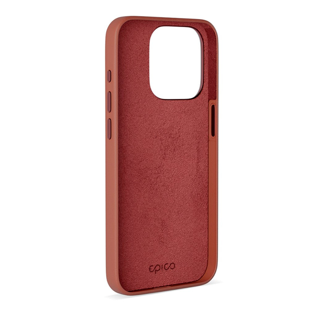 Epico iPhone 15 Pro Max Mag+ Leather Case - MagSafe Compatible - Brown