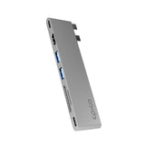 Epico 6-in-1 Pro USB-C Adapter – Aluminium Design with 8K Resolution - Space Grey