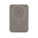 Epico 15W UltraPack EM51 Slim Alu Mag+ 5000 mAh Power Bank with USB-C - Qi2 / MagSafe Compatible - Titanium