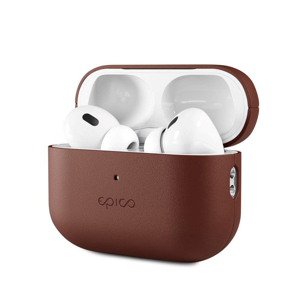 Epico AirPods Pro (2. Gen.) Genuine Leather Case - Brown