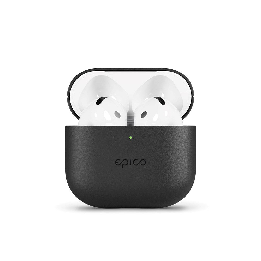 Epico AirPods (4th Gen.) Genuine Leather Case - Black