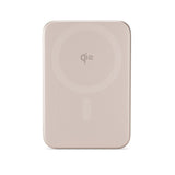 Epico 15W UltraPack EM51 Slim Alu Mag+ 5000 mAh Power Bank with USB-C - Qi2 / MagSafe Compatible - Desert Titanium