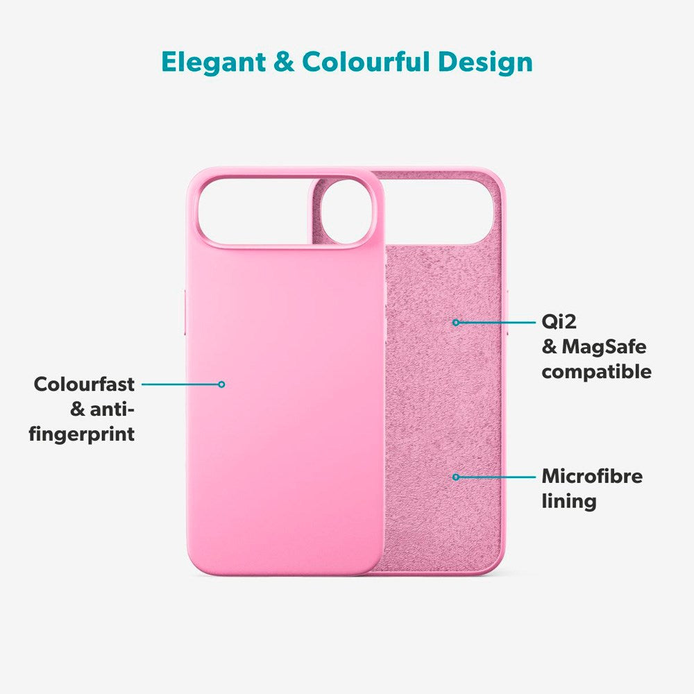 iPhone Air Epico Silicone Pro Mag+ Case - MagSafe Compatible - Hot Pink