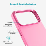 iPhone 17 Pro Max Epico Silicone Pro Mag+ Case - MagSafe Compatible - Hot Pink