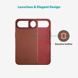 iPhone Air Epico Leather Pro Mag+ Case - MagSafe Compatible - Brown