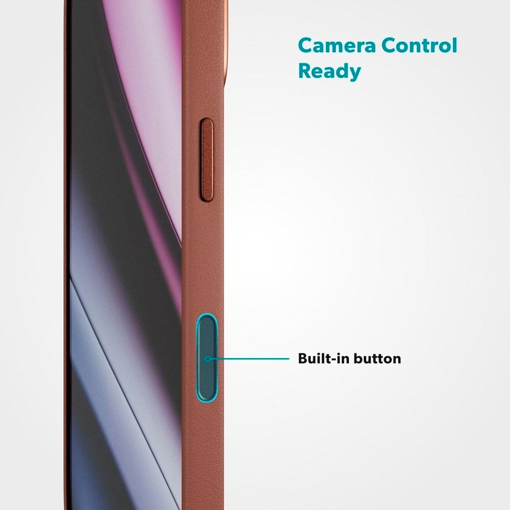 iPhone 17 Pro Epico Leather Pro Mag+ Case - MagSafe Compatible - Brown