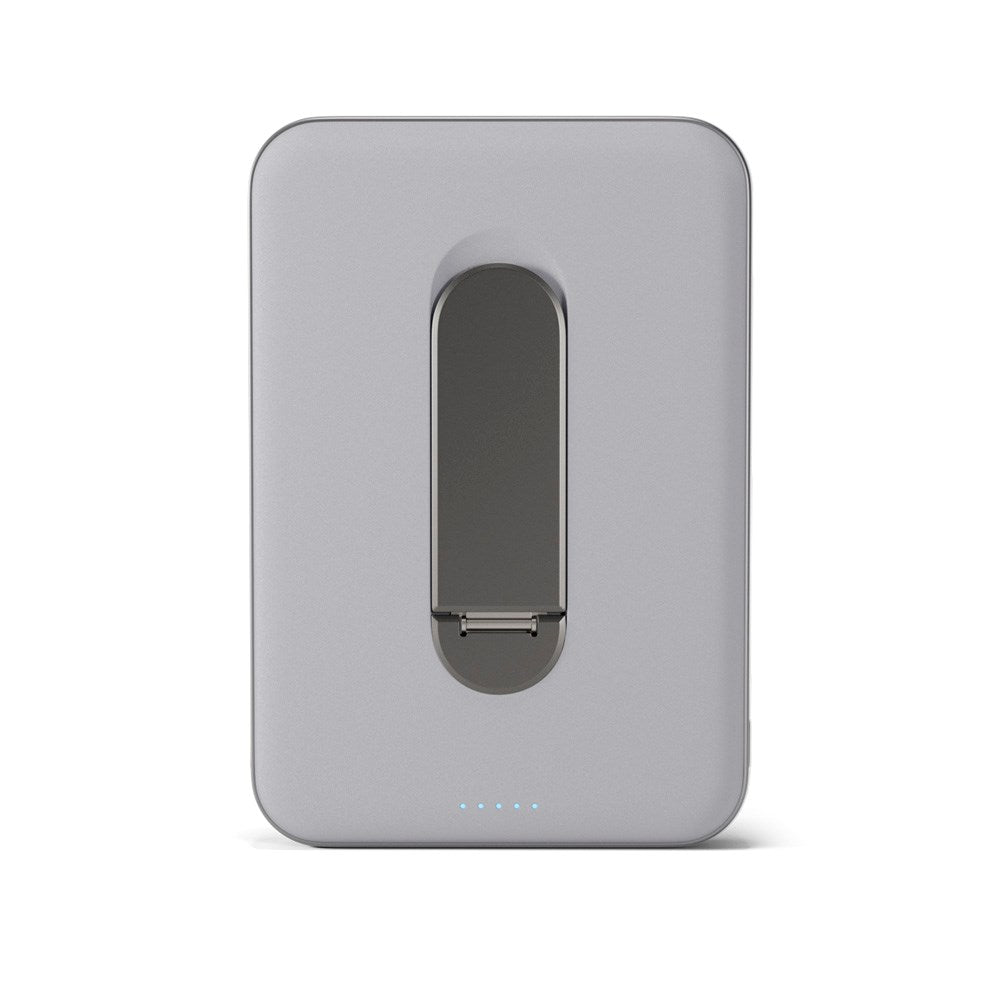 Epico UltraPack Qi2 Stand Alu Mag+ PowerBank 5000 mAh - MagSafe Compatible - Titanium
