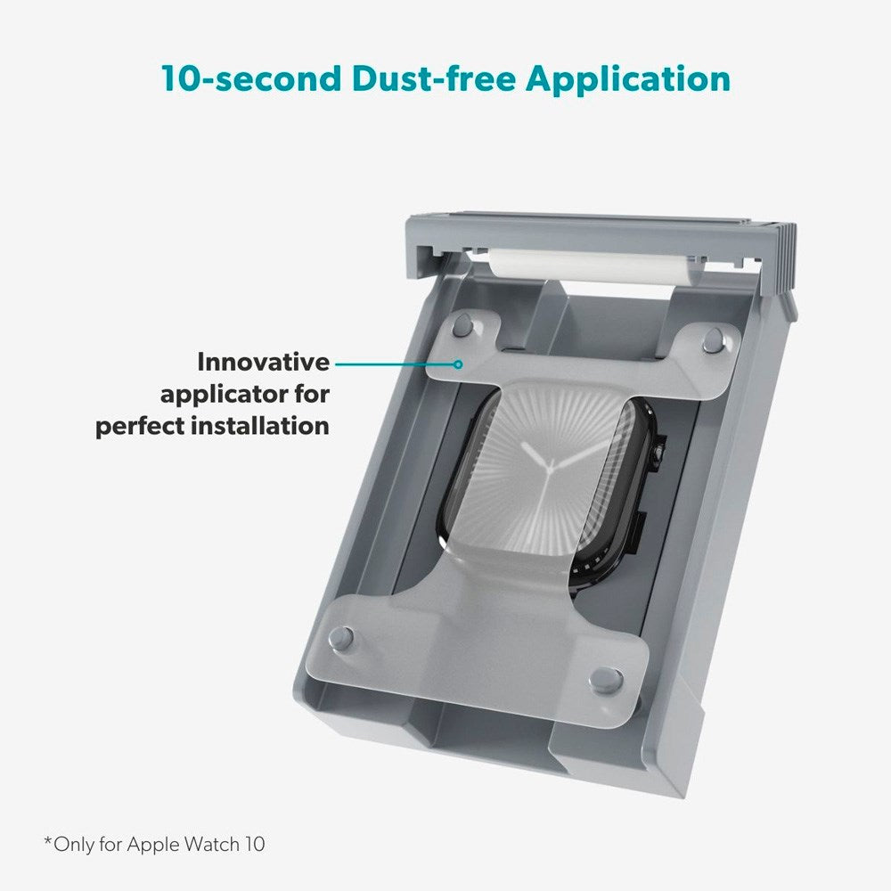 Apple Watch 11 / 10 (46mm) Epico SlimCeramic 3D Glass with Installation Tool - Transparent