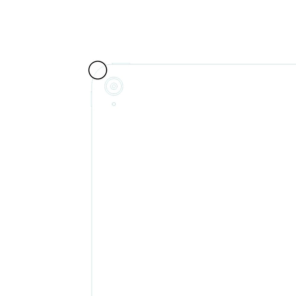 iPad 11" (2025) / 10.9" (2024 / 2020) / Mini (2021) / Air 13" (2025 / 2024) / Air 11" (2025 / 2024) / Air (2020) Epico Camera Lens Protection Glass with Installation Frame - Transparent