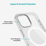 iPhone 17 Epico Protection Set - MagSafe Case & Screen Protector - Transparent