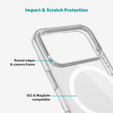 iPhone 17 Pro Max Epico Protection Set - MagSafe Case & Screen Protector - Transparent