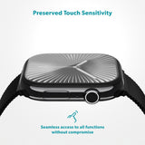 Apple Watch SE / 6 / 5 / 4 (40mm) Epico 3D+ Flexiglass with Installation Frame - Transparent / Black Edge