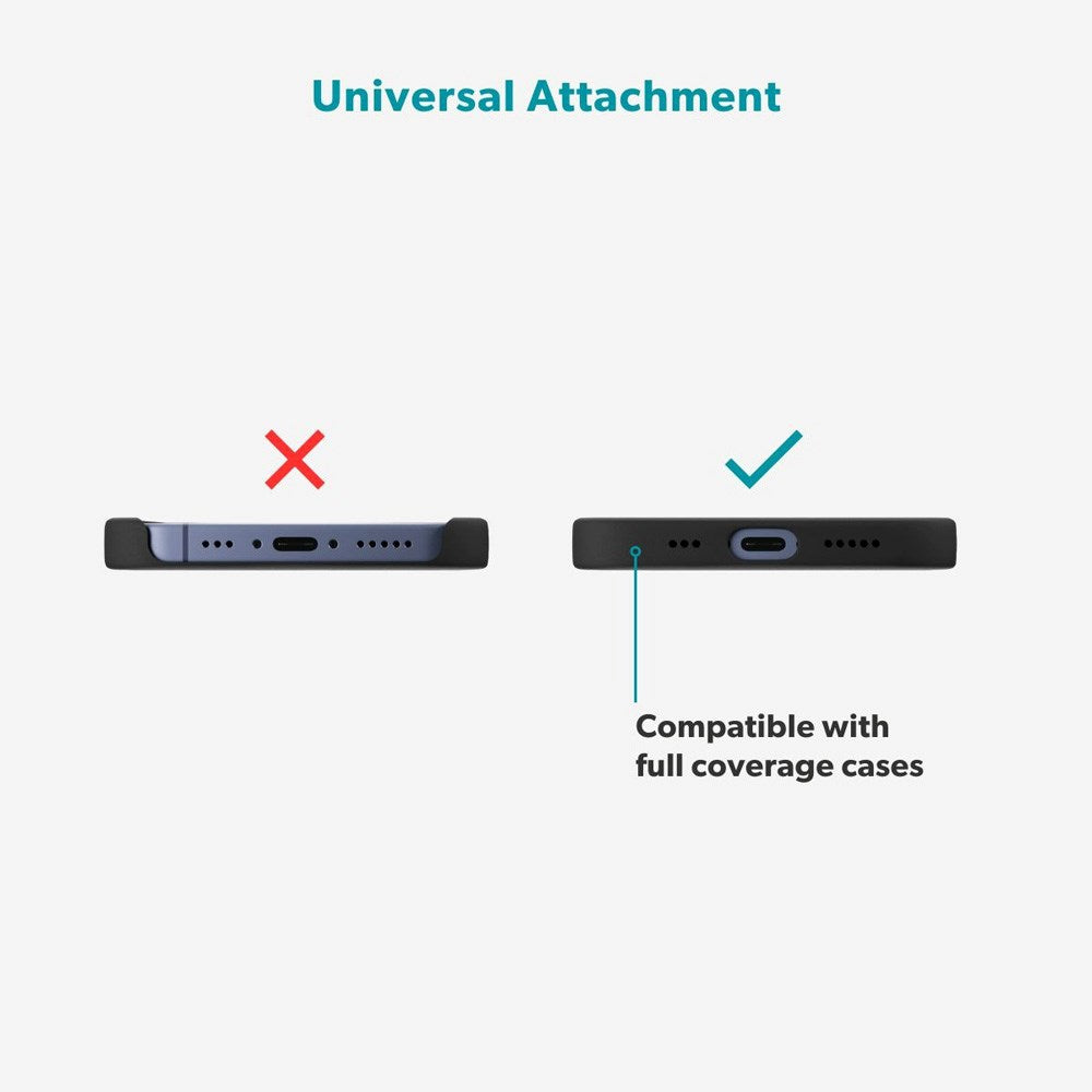 Epico Phone Strap with Built-in 60W USB-C to USB-C Cable - Purple