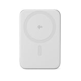 Epico 15W UltraPack EM51 Slim Alu Mag+ 5000 mAh Power Bank with USB-C - Qi2 / MagSafe Compatible - Silver