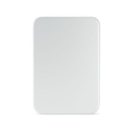 Epico 15W UltraPack EM51 Slim Alu Mag+ 5000 mAh Power Bank with USB-C - Qi2 / MagSafe Compatible - Silver