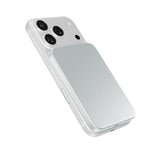 Epico 15W UltraPack EM51 Slim Alu Mag+ 5000 mAh Power Bank with USB-C - Qi2 / MagSafe Compatible - Silver