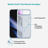 iPhone Air Epico HeroMatte Pro Mag+ Case with Camera Protection - MagSafe Compatible - Blue