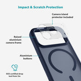 iPhone 17 Pro Epico HeroMatte Pro Mag+ Case with Camera Protection - MagSafe Compatible - Blue