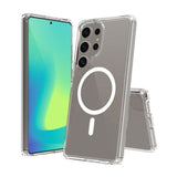 Samsung Galaxy S26 Ultra Spello Mag+ Clear Case - MagSafe Compatible - Gennemsigtig