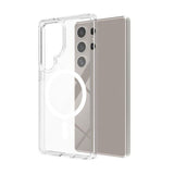 Samsung Galaxy S26 Ultra Spello Mag+ Clear Case - MagSafe Compatible - Gennemsigtig