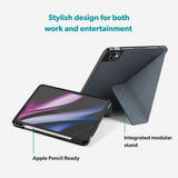 iPad Air 11-10.9" (2026-2020) / Pro 11" (2022-2018) Epico SolidWoven Flip Case - Black