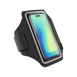 Spello Running Armband for Smartphone - Max. 6.9" - Black / Transparent