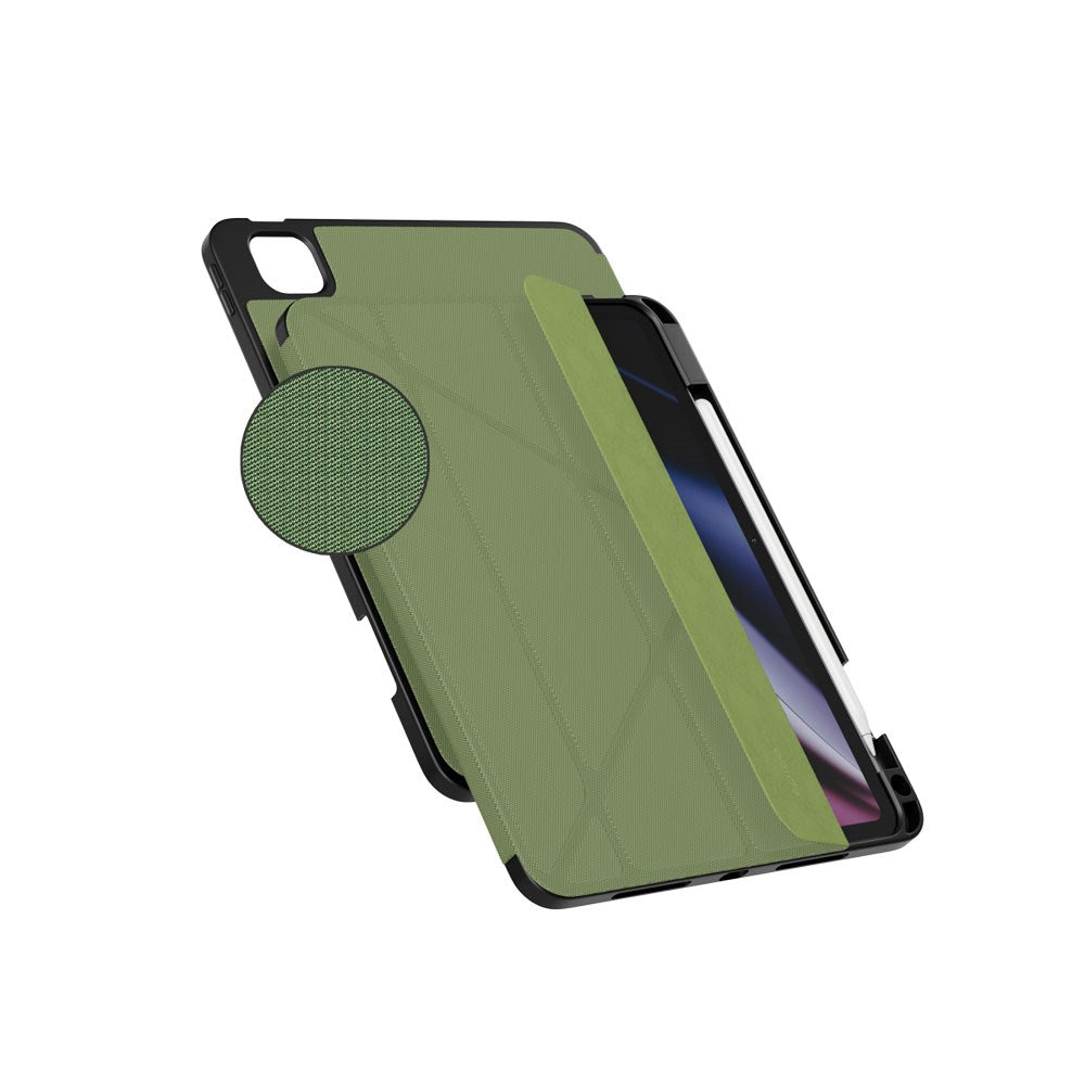 iPad Air 11-10.9" (2026-2020) / Pro 11" (2022-2018) Epico SolidWoven Flip Case - Green