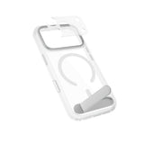 iPhone 18 Pro Max / 17 Pro Max Epico HeroStand Pro Mag+ Case with Camera Protection and Kickstand - MagSafe Compatible - Transparent