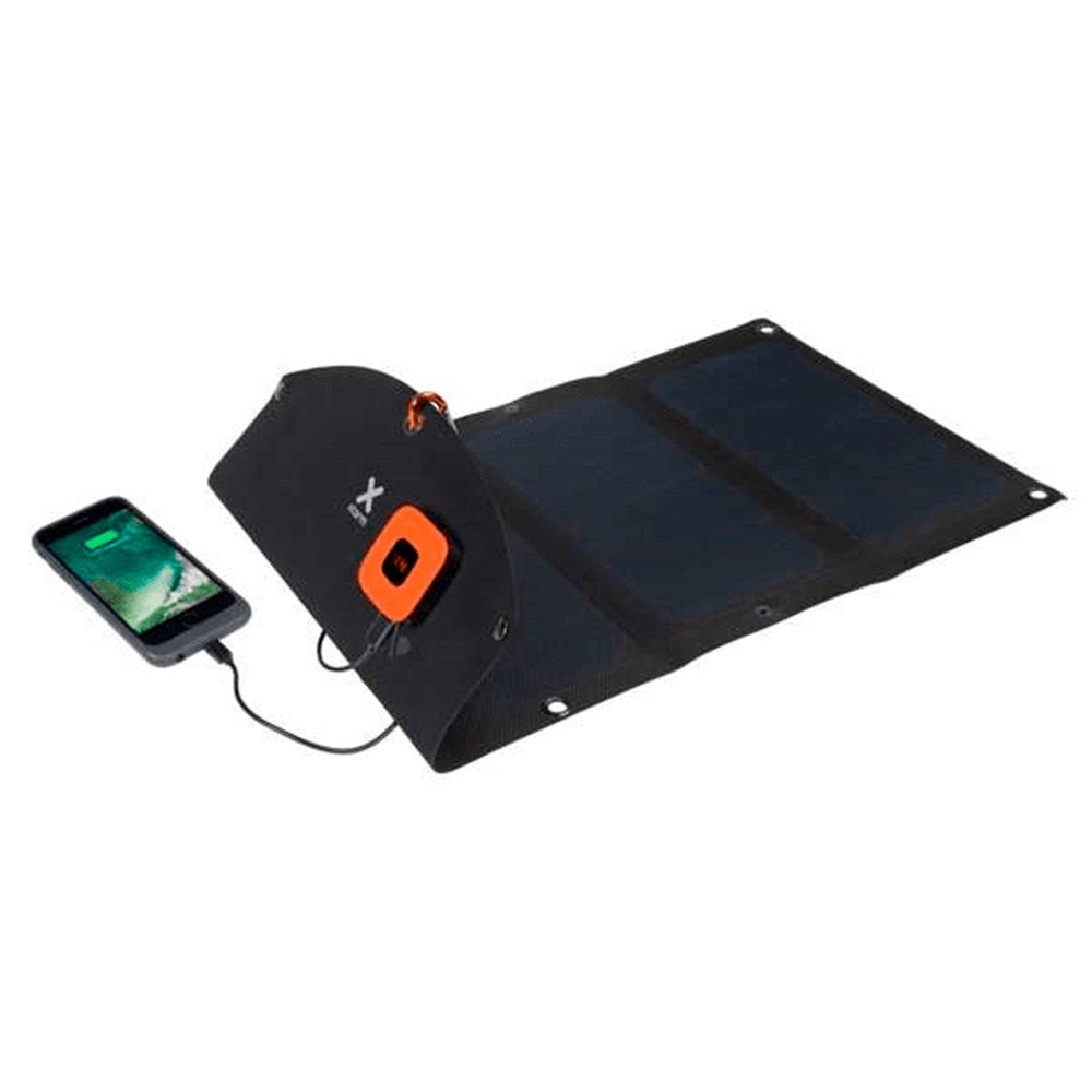 Xtorm Extreme SolarBooster Solar Charger 21W with USB-A & USB-C - Black