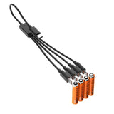 Xtorm NextGen Rechargeable USB-C AAA Batteries - 4 pcs - Orange