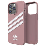 iPhone 13 Pro Adidas 3-Stripes Snap Case - Pink / White