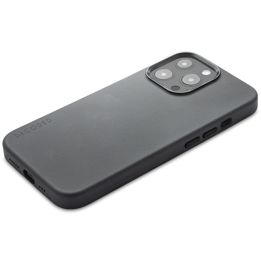 Decoded iPhone 13 Pro AntiMicrobial Silicone Case - MagSafe Compatible - Charcoal