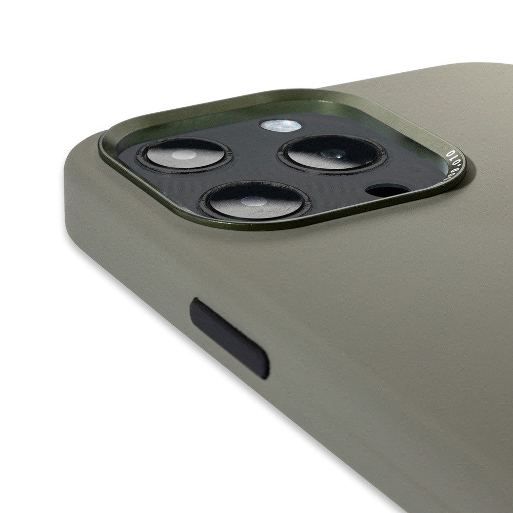 Decoded iPhone 13 Pro AntiMicrobial Silicone Case - MagSafe Compatible - Olive