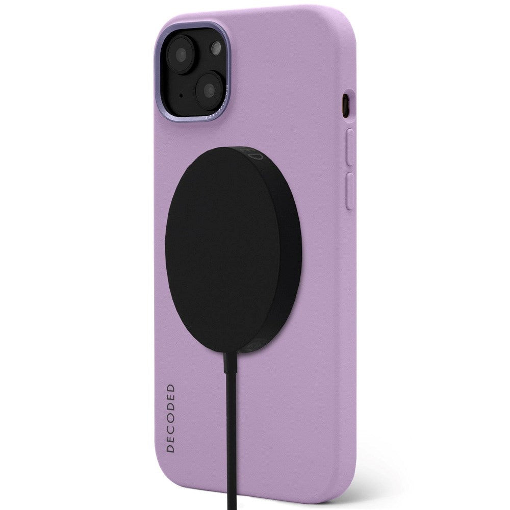 Decoded iPhone 14 AntiMicrobial Silicone Case - MagSafe Compatible - Lavender