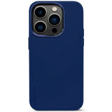 Decoded iPhone 14 Pro AntiMicrobial Silicone Case - MagSafe Compatible - Navy Peony