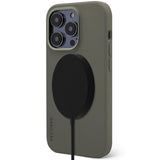 Decoded iPhone 14 Pro AntiMicrobial Silicone Case - MagSafe Compatible - Olive