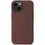 Decoded iPhone 14 Leather Case - MagSafe Compatible - Brown