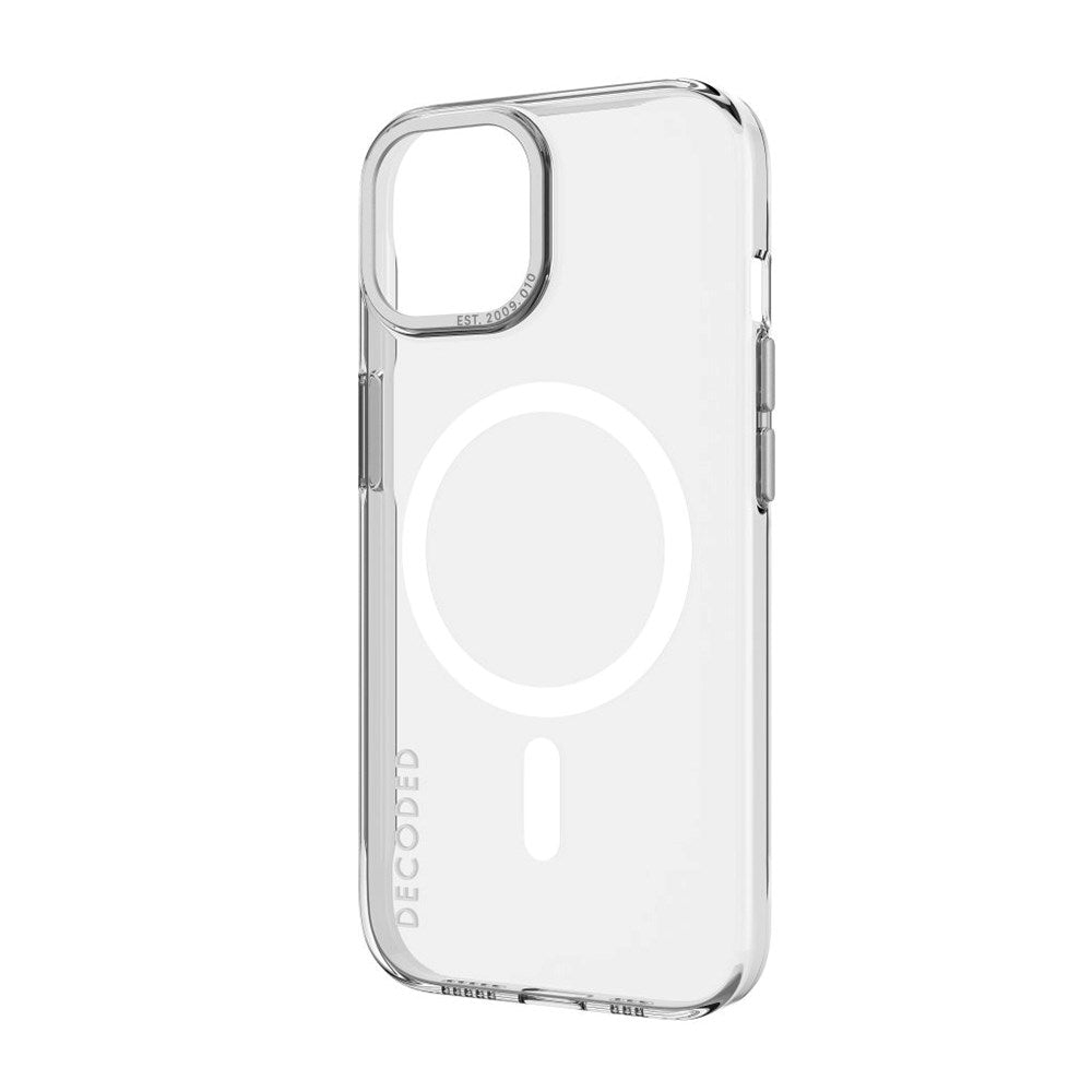 Decoded iPhone 15 Clear Case - 100% Recycled Plastic - MagSafe Compatible - Transparent