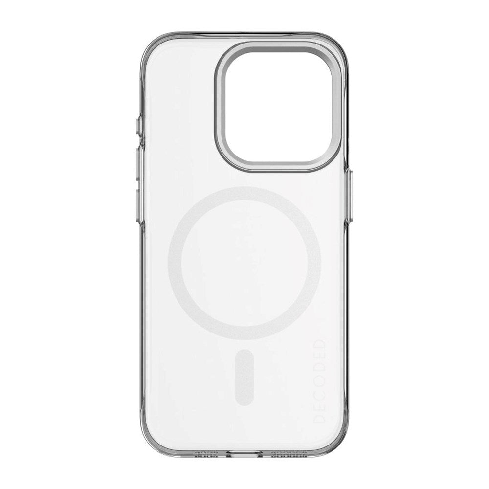 Decoded iPhone 15 Pro Clear Case - 100% Recycled Plastic - MagSafe Compatible - Transparent