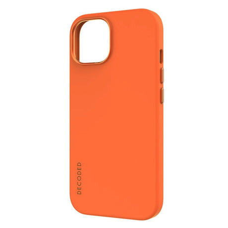 Decoded iPhone 15 AntiMicrobial Silicone Case - MagSafe Compatible - Apricot