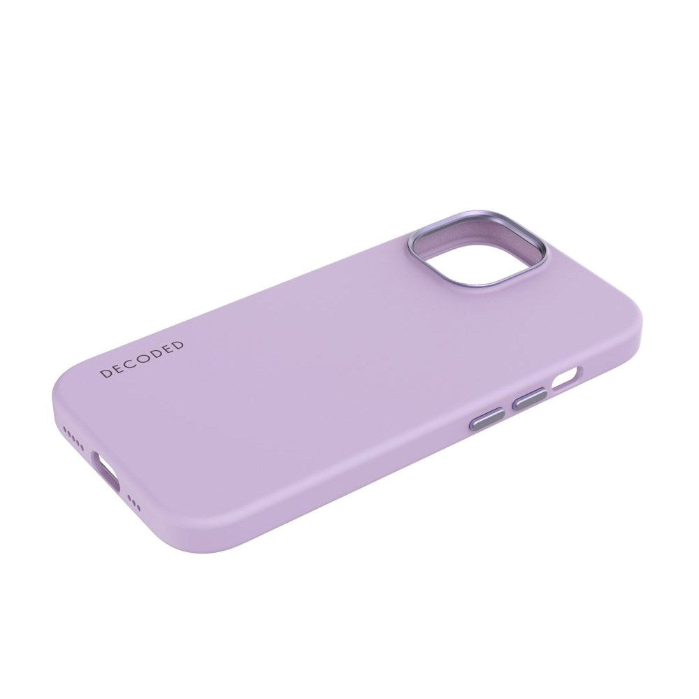 Decoded iPhone 15 AntiMicrobial Silicone Case - MagSafe Compatible - Lavender