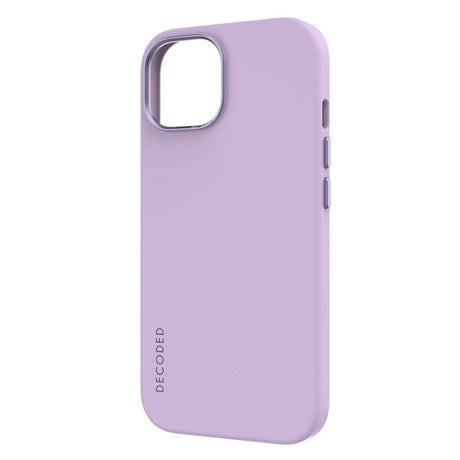 Decoded iPhone 15 AntiMicrobial Silicone Case - MagSafe Compatible - Lavender