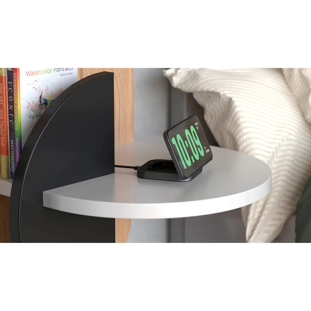 Zens 15W Magnetic Nightstand Qi Charger - MagSafe Compatible - Black