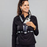 Bee-Safe Running Vest with LED & Phone Pocket - Silver