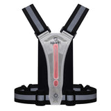Bee-Safe Running Vest with LED & Phone Pocket - Silver