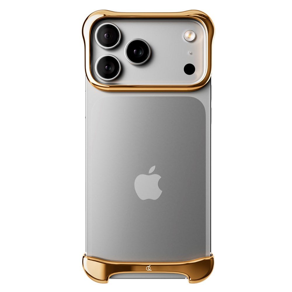 iPhone 17 Pro Arc Pulse Aluminum Bumper Case - Gold