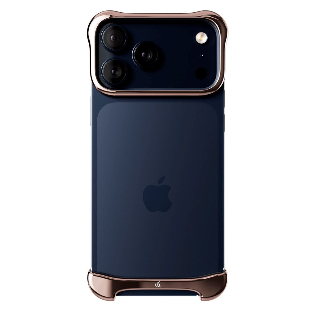 iPhone 17 Pro Max Arc Pulse Aluminum Bumper Case - Rose Bronze