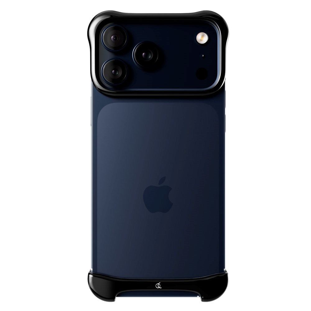 iPhone 17 Pro Max Arc Pulse Titanium Bumper Case - Onyx Black
